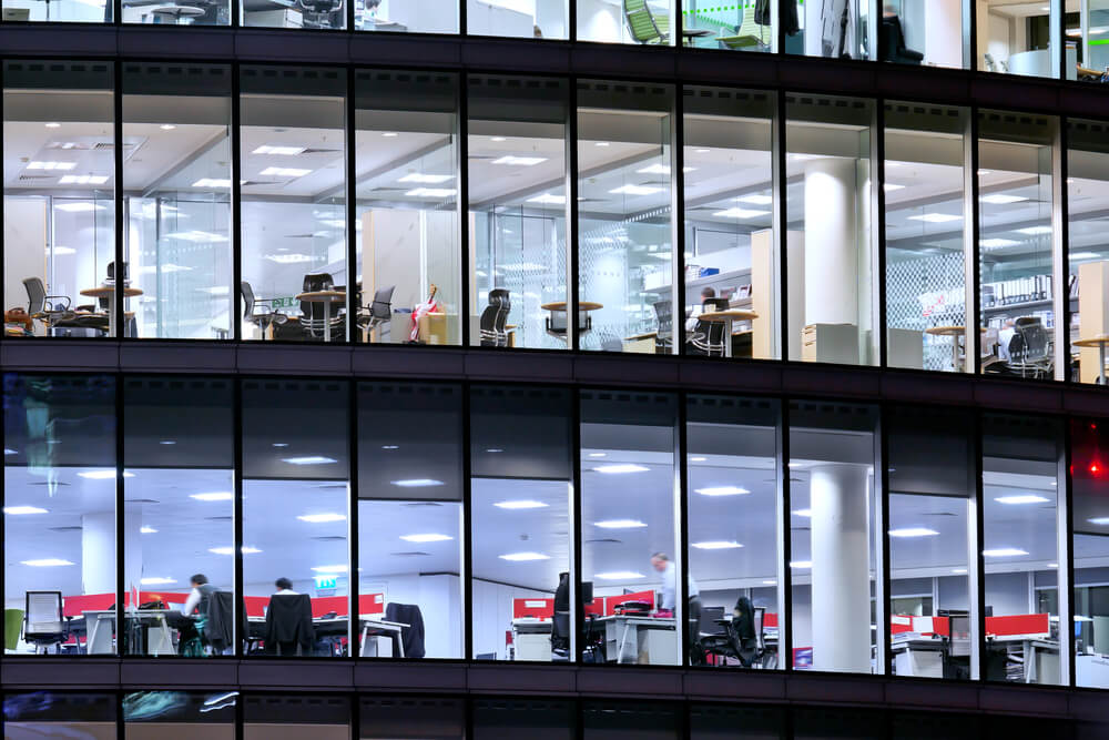 Commercial office environment